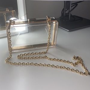 Clear crossbody